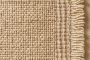 Edge detail of handloom rug