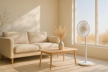 Dry season setting with airy layout