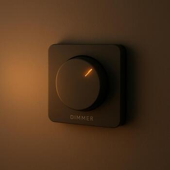 Compact dimmer switch