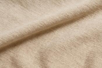 Close crease detail on linen