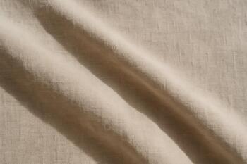 Linen fold creating a diagonal shadow